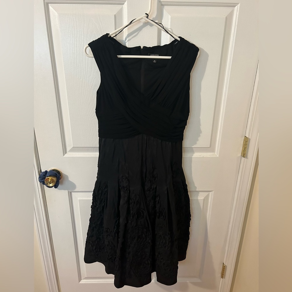 Adrianna Paleolithic black dress